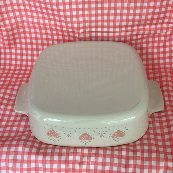 Corning Ware Forever Yours Heart Pattern, 1 Quart Casserole & Storage Lid - Picture 8 of 10